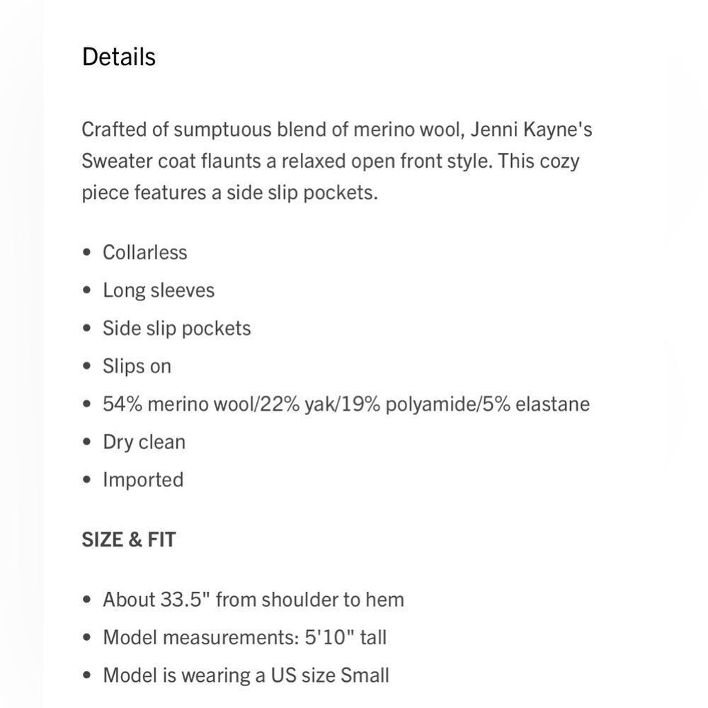 Jenni Kayne Merino Wool-Blend Sweater Coat in Oatmeal - Picture 10 of 15